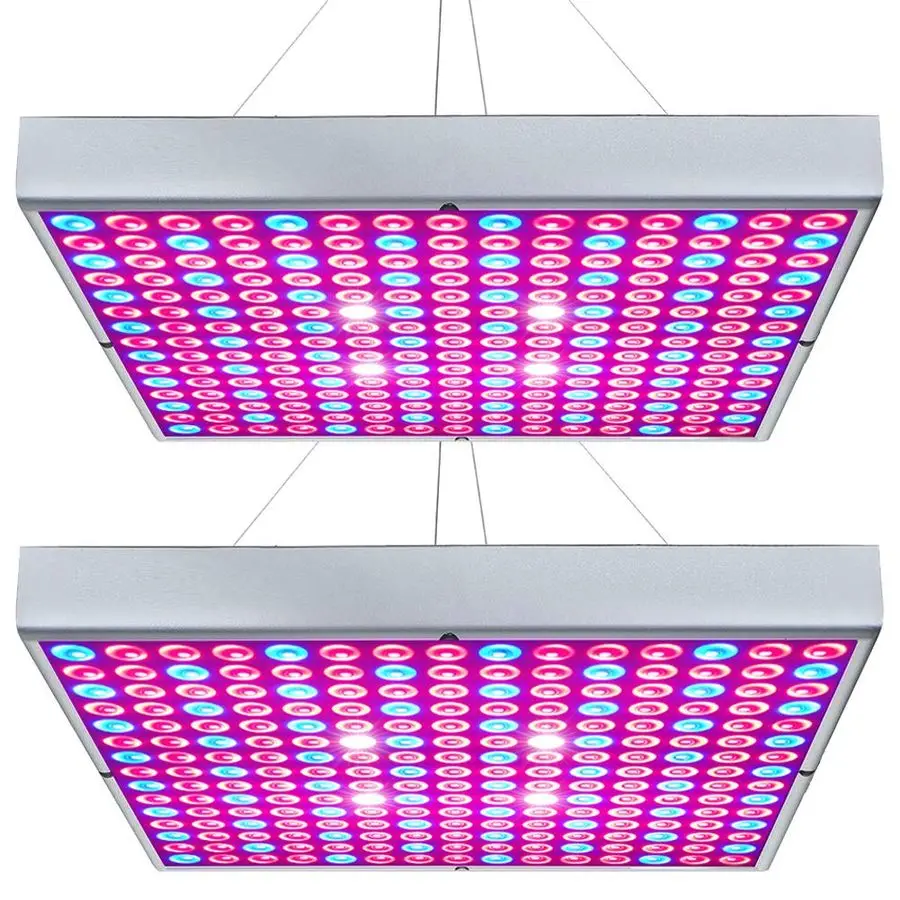 

Grow Light 225 LEDs Plant Lights Red Blue White Panel Growing Lamps for Indoor Plants Seedling Vegetable and Flower 2 Pack