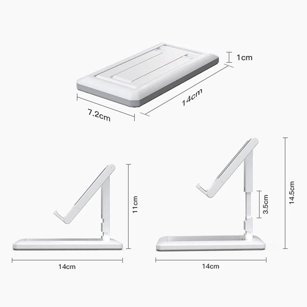 Support de téléphone portable de bureau pliable et réglable, Support de tablette PC, accessoires de Support