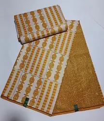 2024 Guaranteed Veritable Original African Wax Print Fabric Real Nigerian 100% Cotton Ankara Wax Fabric Soft Pagne Spuer Batik