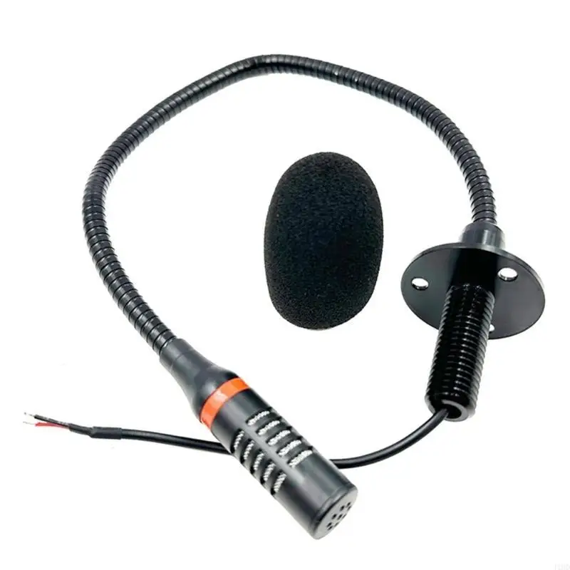 J1HD حساسية عالية -32dB ± 3DB MIC MIC MICSONECK MICROPHONE 2.2KΩ و EPHENTINCEDS FOR LIVE DRIESSION