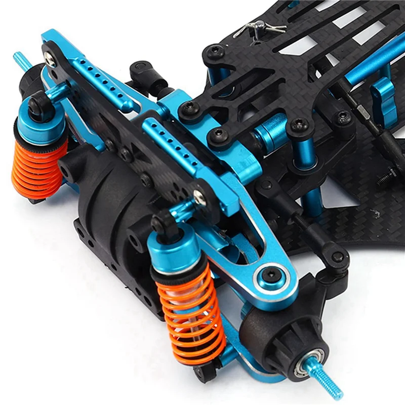 AA60-4Pcs لوحة البطارية المعدنية جبل شرائح تثبيت ل Tamiya TT01 TT-01 1/10 RC قطع غيار السيارات