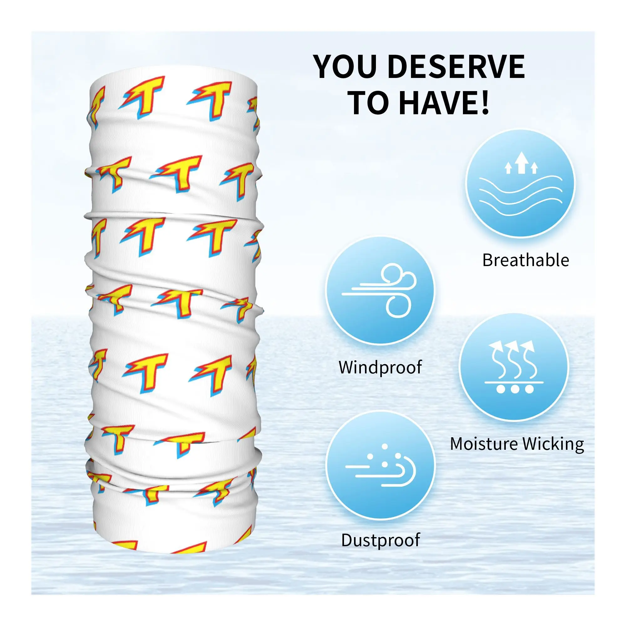 Team Thundermans Bandana cou couverture imprimé visage écharpe multifonction bandeau course unisexe adulte hiver