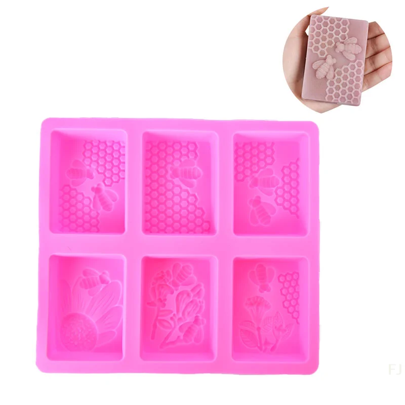 

[YU]1pc Honey Bee Silicone Soap Mold diy Handmade Craft 3d Soap Mold