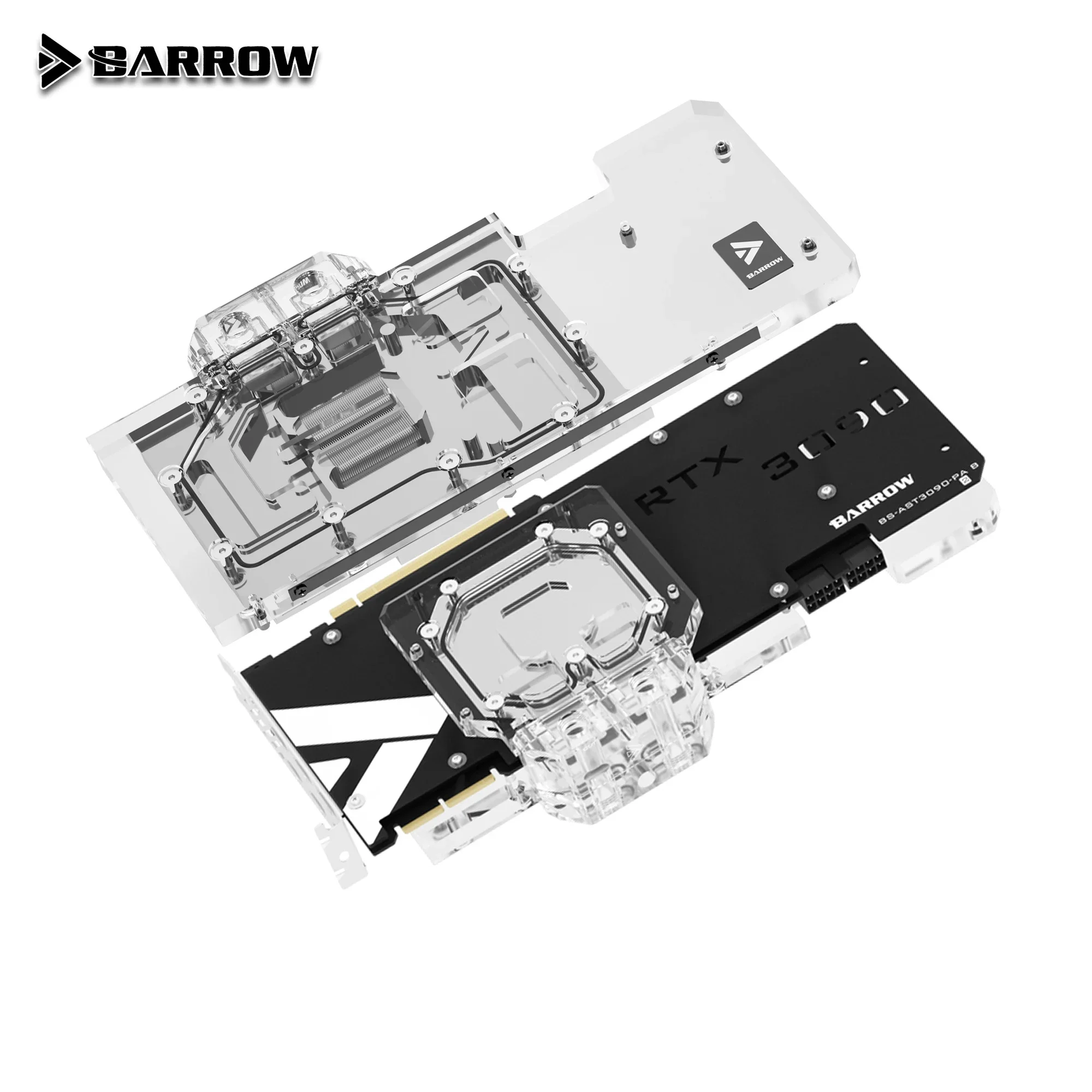 

Barrow GPU Water Block VGA Block for ASUS TUF RTX3090 3080 TI Gaming Aurora 5V ARGB 3PIN AURA SYNC BS-AST3090-PA2