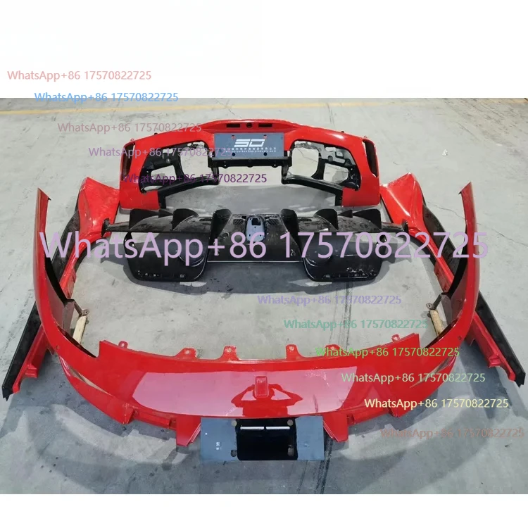 True Dry Carbon Fiber Body Kit for Fer-ra-ri 488 GTB Upgrade to Pis-ta Conversion Kit/Ferrari 488 Pis-ta Replacement Parts