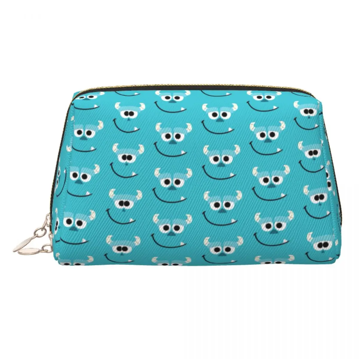 

Custom Monsters University Travel Cosmetic Bag for Women Cartoon Face Toiletry Makeup Organizer Lady Beauty Storage Dopp Kit