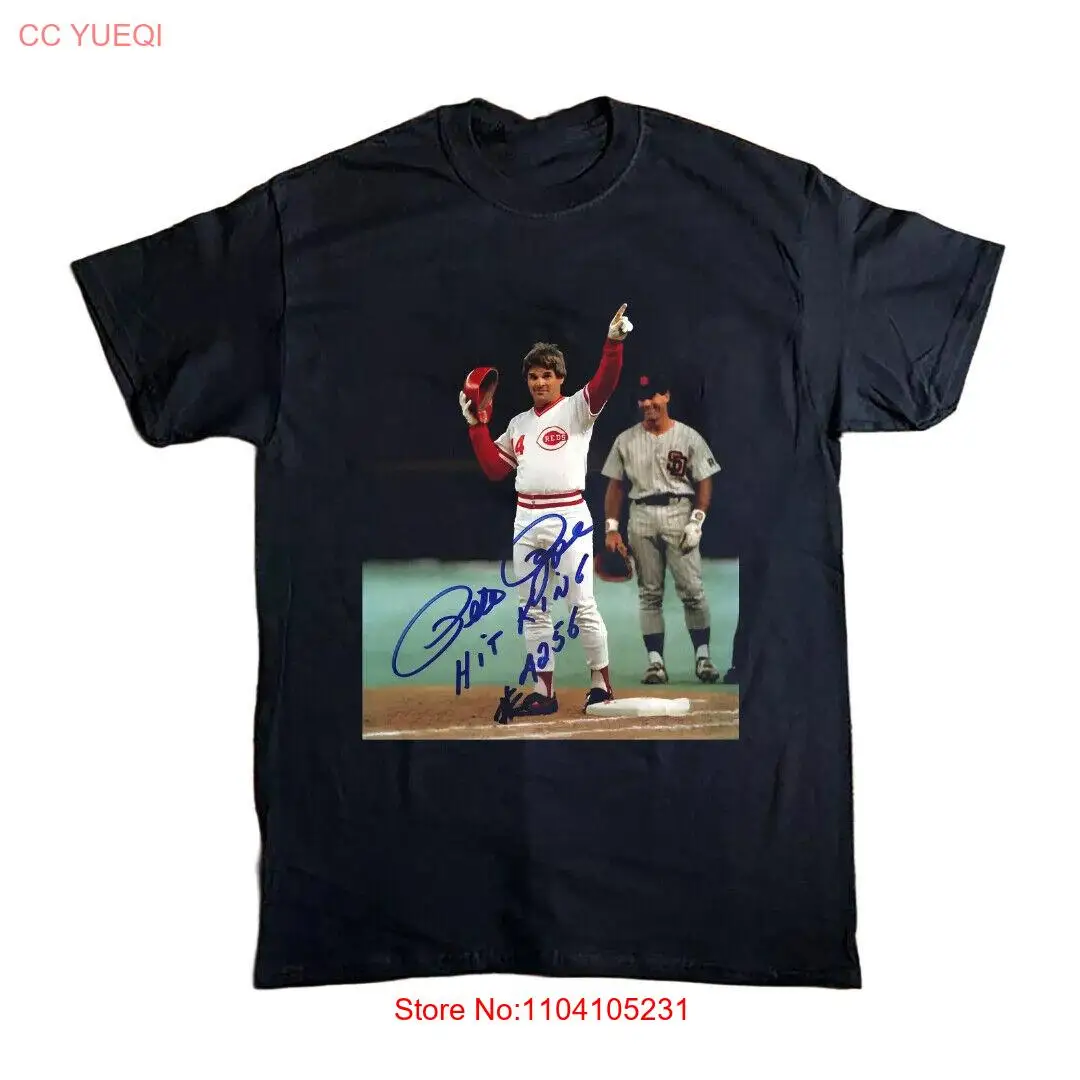 

Рубашка с подписью Pete Rose, футболка всех размеров с короткими рукавами PA0410_43