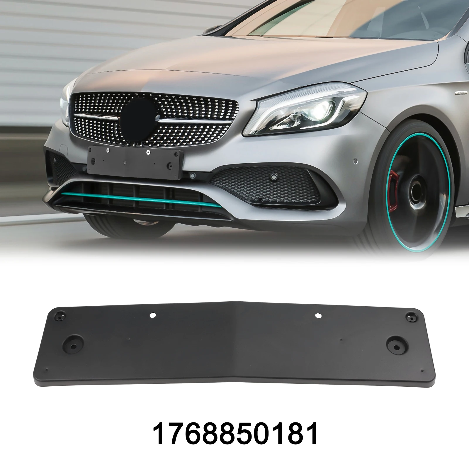 For Mercedes A Class Front Bumper Bracket For Vehicle Front Bumper Easy Installation Process Non-deformation Feature