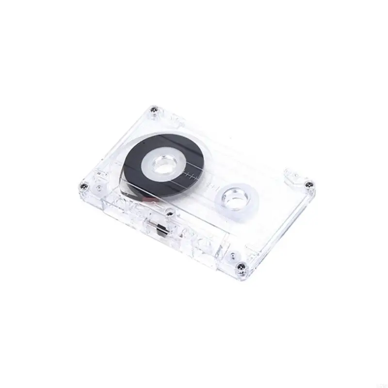 U55C Standard Cassette Blank Tape Player Magnetic Tape Clear Storage Box 45/60/90 Minutes For Speech Music Recording 3Pcs/Set
