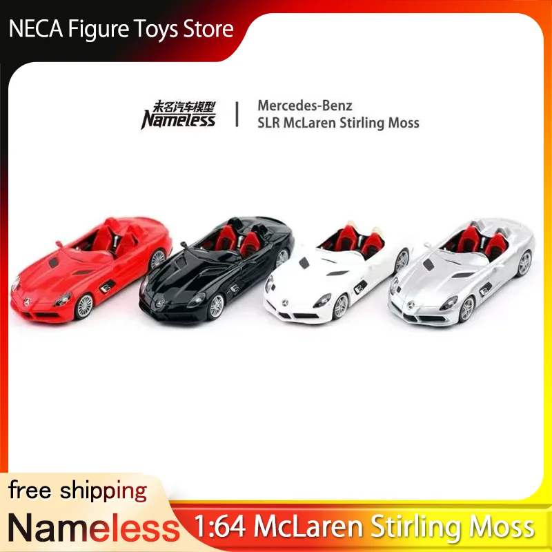 

Nameless 1:64 SLR McLaren Stirling Moss Resin Model Car 4 Colors Optional Red Black White Silver Toy Gift For Adults & Fans