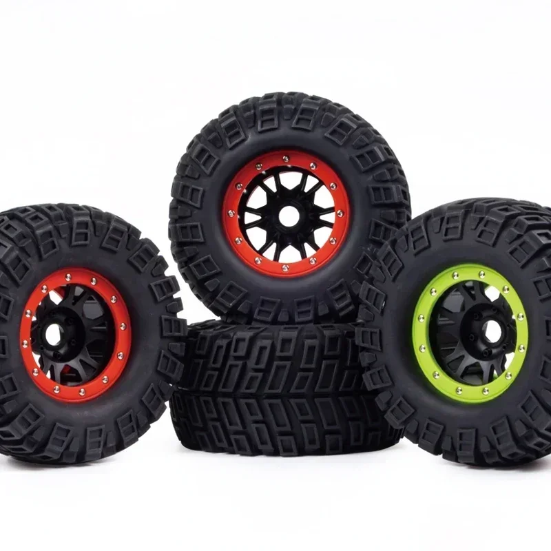 Pneu de roue hexagonal de 166Mm, 17MM, pour voiture RC 1/7 1/8 1/10 TRXS Sledge SUMMIT e-revo Arrma Mojave Kraton HPI Savage, 2/4 pièces