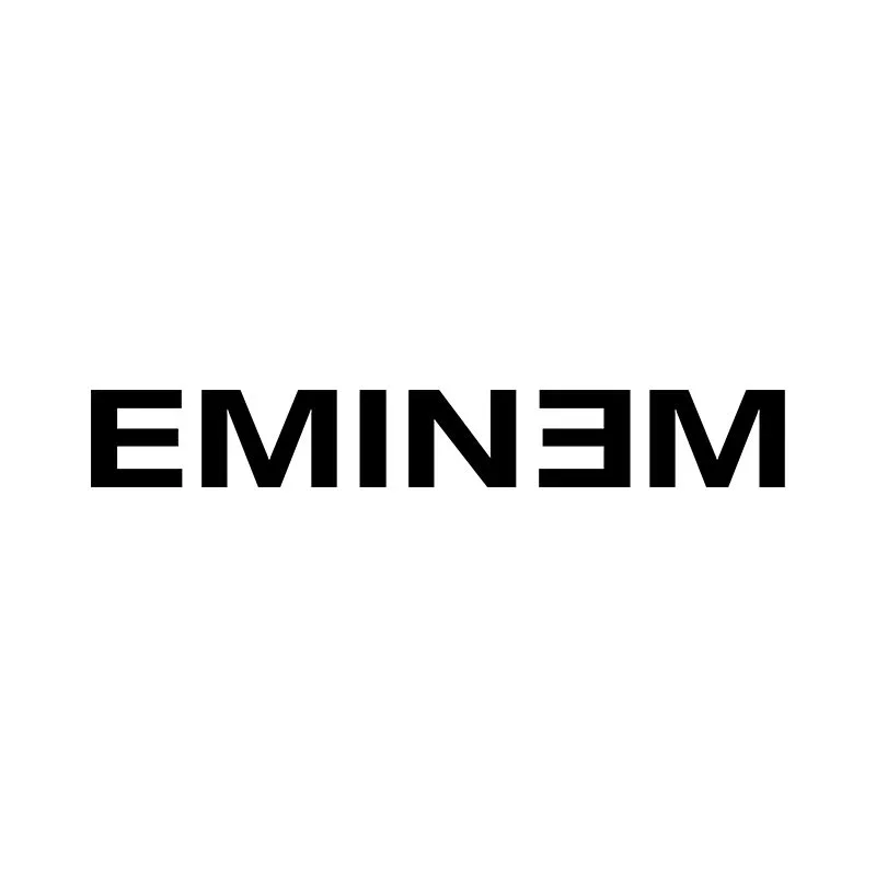 

Автомобильная наклейка с логотипом Eminem, простая Солнцезащитная Водонепроницаемая виниловая наклейка с высечкой, креативные наклейки для доски для серфинга, ноутбука, автомобильные аксессуары