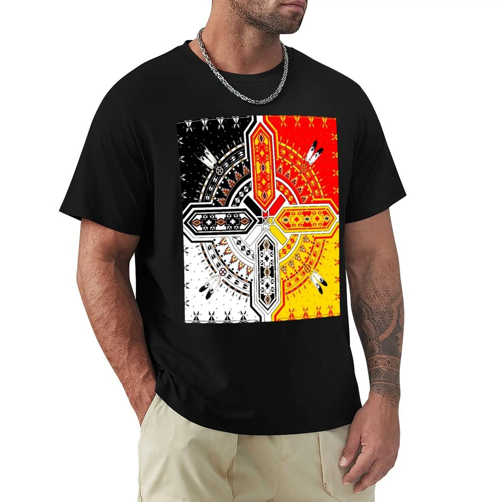 

The Four Direction T-Shirt Funny t-shirts boys animal print Man t-shirt fashion shirts mens graphic t-shirts