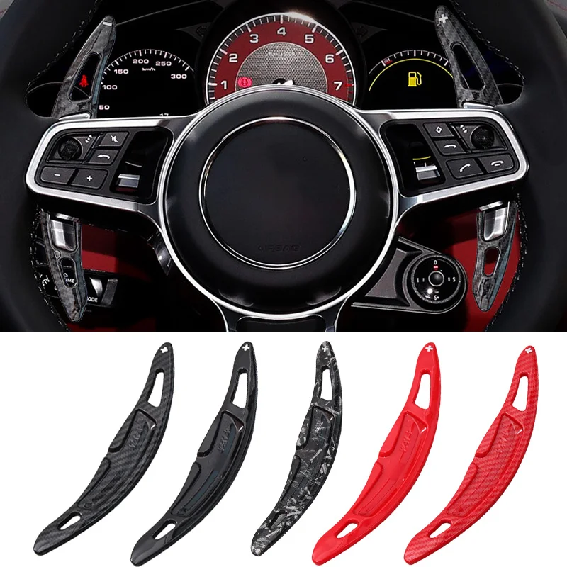 Car Steering Wheel Shift Paddle Gear Extend Shifters For Porsche Panamera Macan Cayenne 911 718 Spyder 918 Auto Accessories