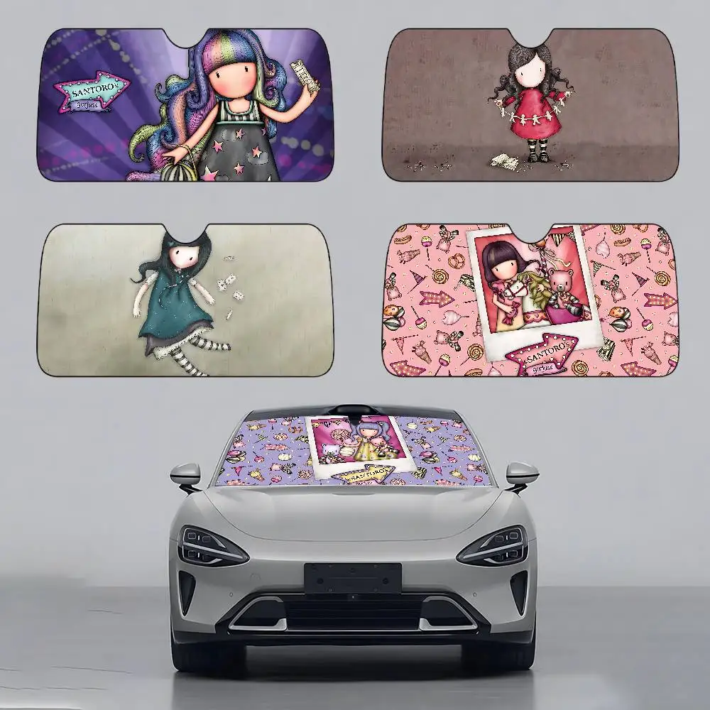 

Japan Santoro G-Gorjuss Car SunShade Car Windshield Universal Sun Shield Folding Visor Covers