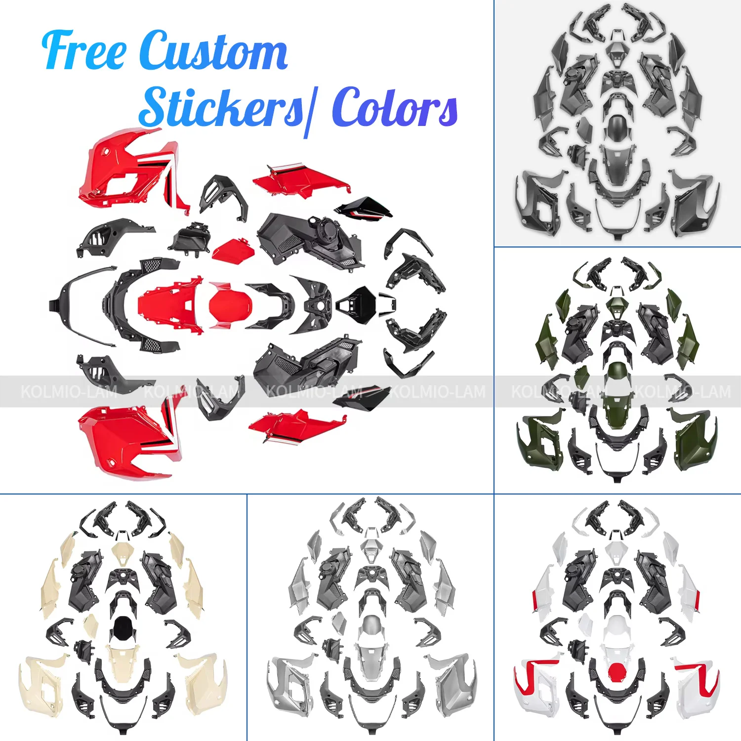 

Fit For HONDA XADV750 2021 - 2024 Motorcycle Shell Fairing Bodywork Panel Kit Set XADV 750 X-ADV