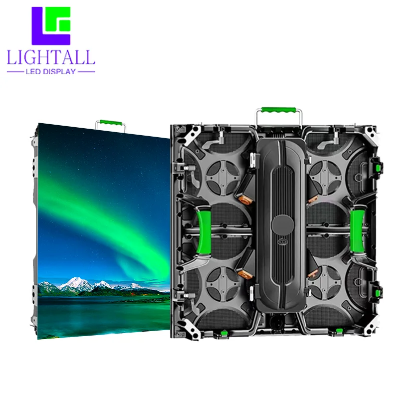 Outdoor Indoor Waterproof Die casting Aluminium Cabinet 50x50cm P3.91 P4.81 P2.9 P2.6 led Panel Rental LED Display