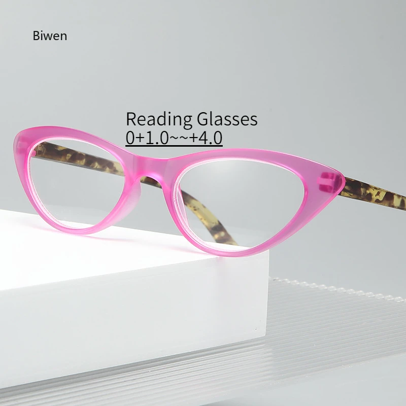 

New Cat Eye Reading Glasses Women Small Frame Presbyopia Eyeglasses Ladies Prescription Diopter +1.0 +1.5 +2.0 +2.5 +3.0 +3.5