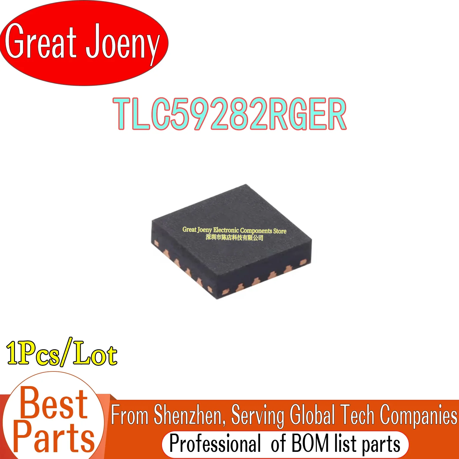 

100% New Original TLC59282RGER TLC59282 IC Chipset VQFN-24 Bulk Best Price