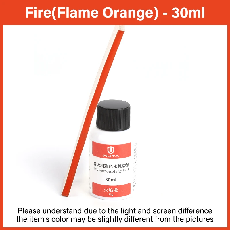 WUTA 30 ml professionelle Lederrandfarbe, Ölfarbe, Randverband, Farbmäntel, Leder-Finish, Zubehör, DIY-Handwerk, Leder-Schuhkanten