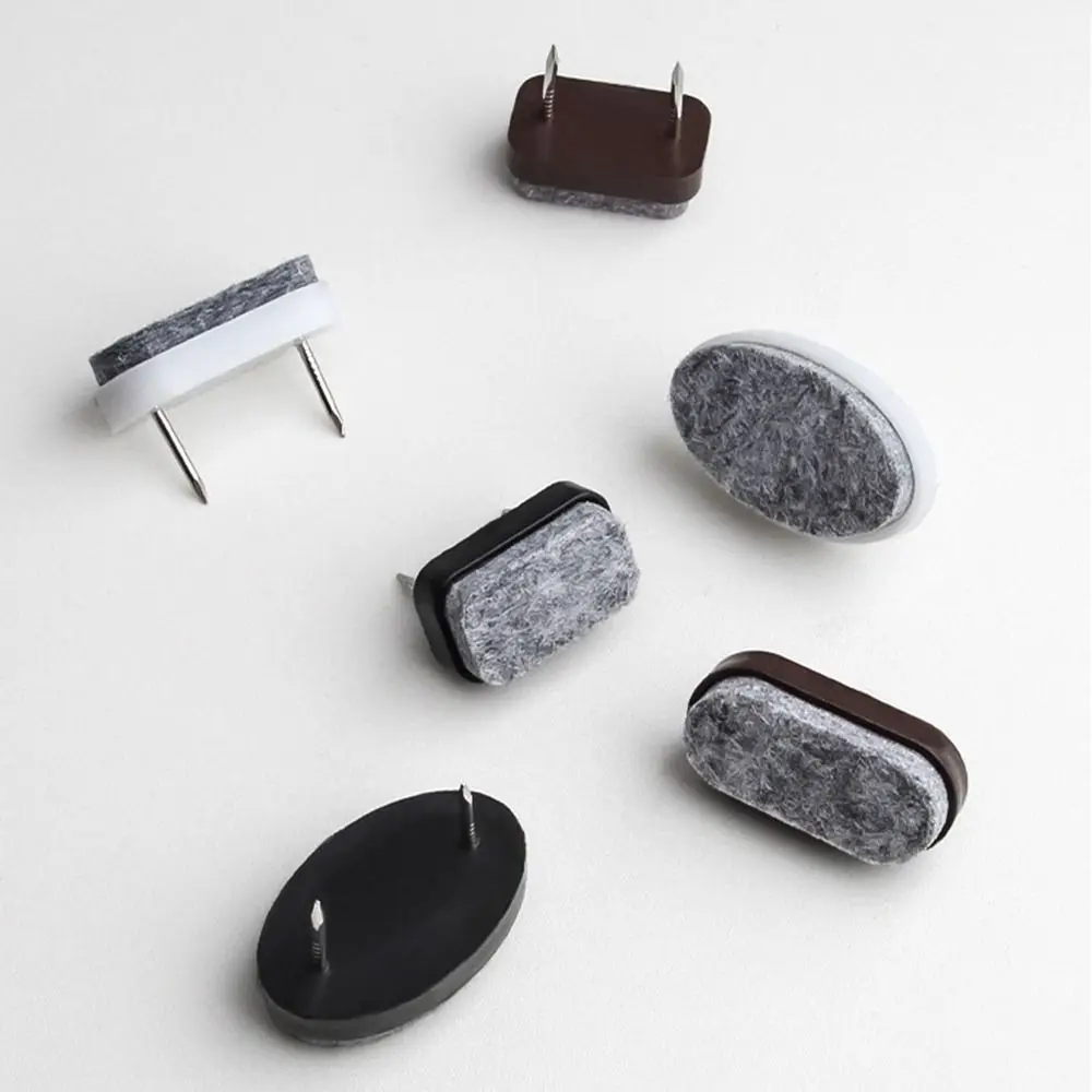 10pcs/set Simple DIY Felt Pads Moisture-proof Thicken Sofa Foot Nail Felt Non-slip Scratch Protector Mat Floor