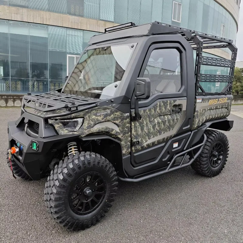 Beach Car Four-wheel Off-road 4x4 750UTV-5S Mountain Ring Pine Fully Enclosed All-terrain Motorcycle Fuel Farm Vehicle