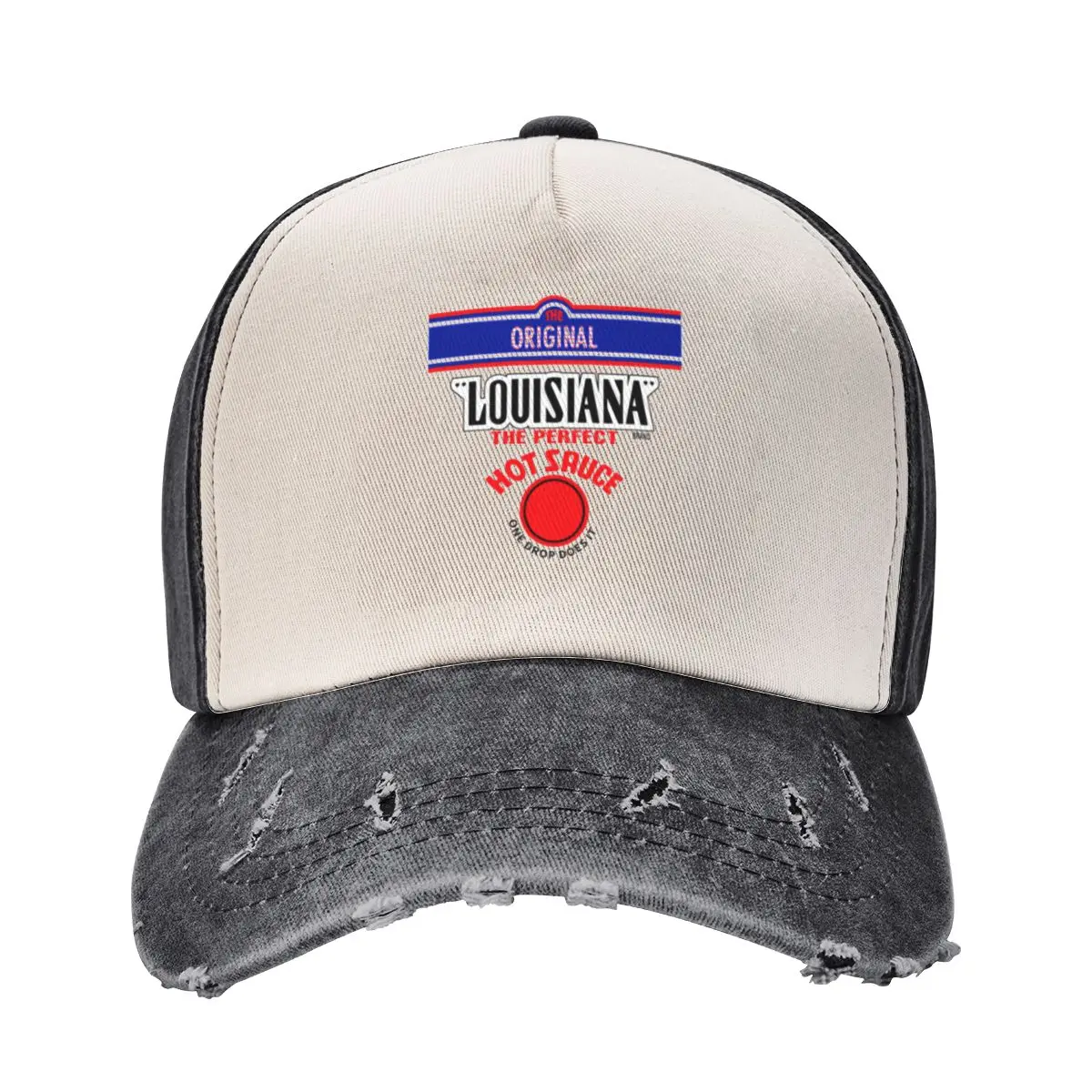 Original Louisiana Hot Sauce Premium .png white Baseball Cap Christmas Hat Hat Man Luxury western Hat For Man Women's