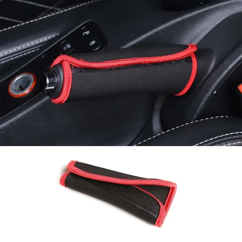 

For SEAT Leon (1P) 2006 2007 2008 2009 2010 2011 2012 Cloth Black Car Handbrake Protective Cover Trim Car Accessories