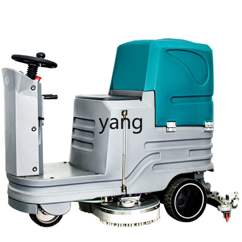 

Yjq Ride-on Scrubber Commercial Floor Hand Push Type Washing Mop Integrated Intelligent Electric Floor Wiping Machine