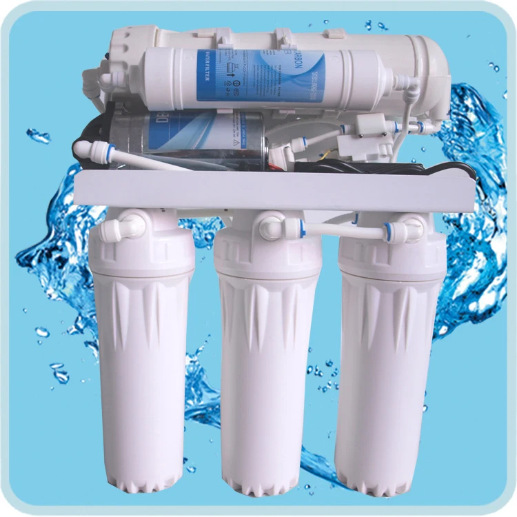 Household RO reverse osmosis five stage filtering desktop wall mounted direct drinking pure water machine