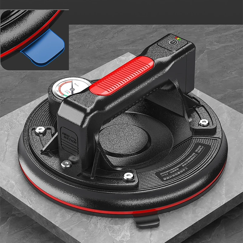 8 Inch 220KG Air Pump Vacuum Suction Cups Powerful Heavy Duty Strong Hand Pump Sucker Lifted Magnets Handling Tools Tile Glass