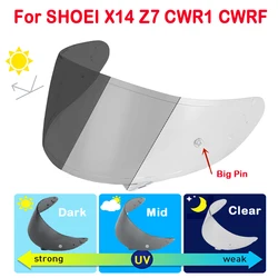 Photochromic Shield Visor Lenses for SHOEI X14 X-14 Z7 NXR CWR1 CWR-1 RF1200 RF-1200 Xspirit3 X-Spirit III X-Fourteen RYD CWR-F