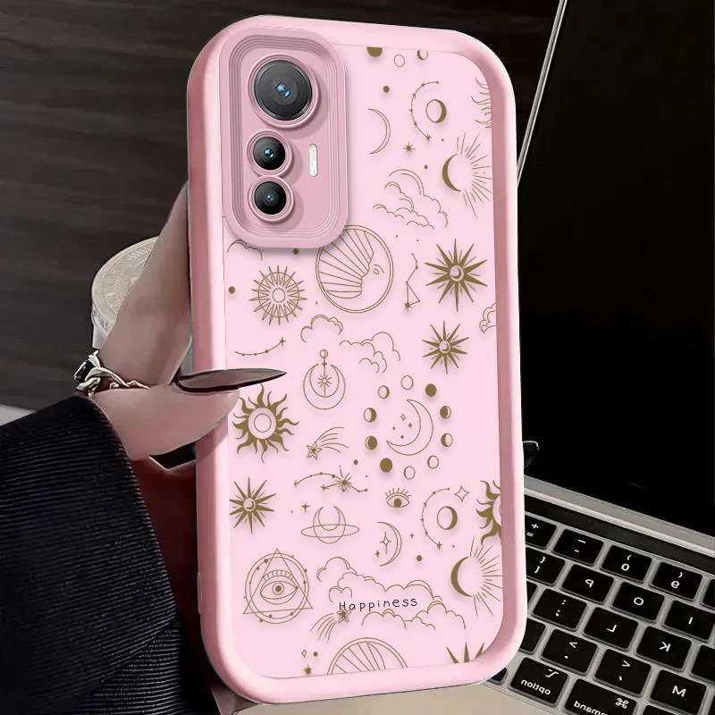 Etui Sun God Moon God Eye Case dla Xiaomi 14T 13T 12T 11T 13 12 11 Lite 5G NE POCO X6 X5 F6 F5 F3 X4 GT X3 NFC M5S C65 M6 Pro Cover