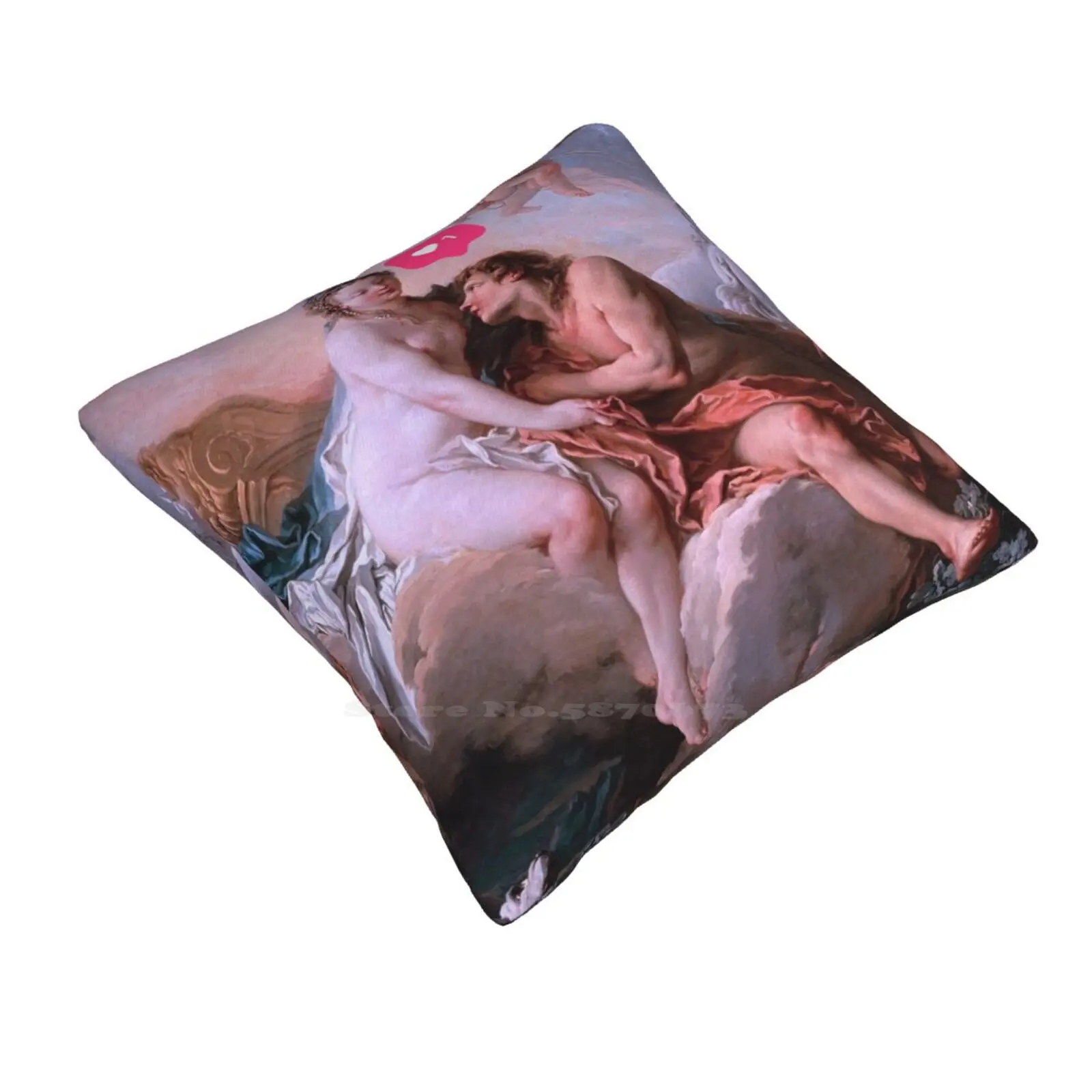 Cephalus And Aurora Valentines Day Love Print Home Sofa Car Cushion Cover Pillowcase Cephalus And Aurora Valentines Day Love