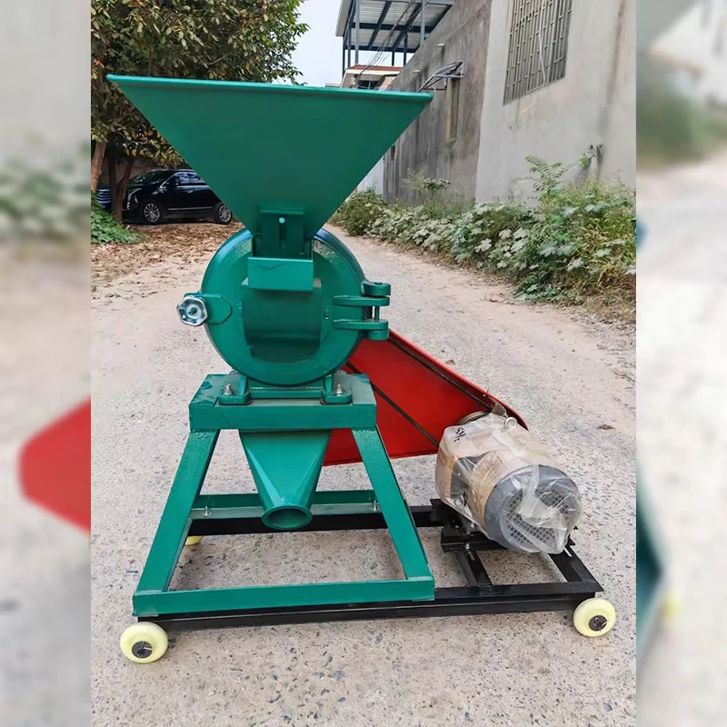 Corn Rice Grinder Machine for Agricultural Grain Processing With Multifunctional Grinding Performance and Convenient Operation