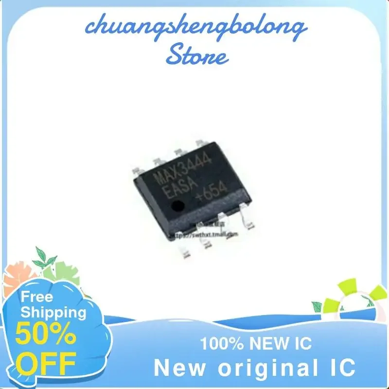 5 peças max3444easa max3444eesa rs485 sop-8 novo ic original