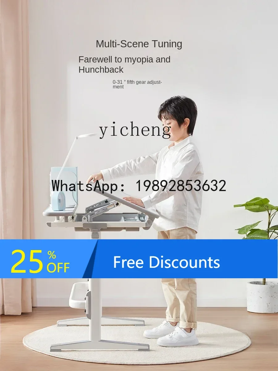 مكتب دراسة للأطفال من ABC ومكتب كتابة بسيط لرفع اليدين #1