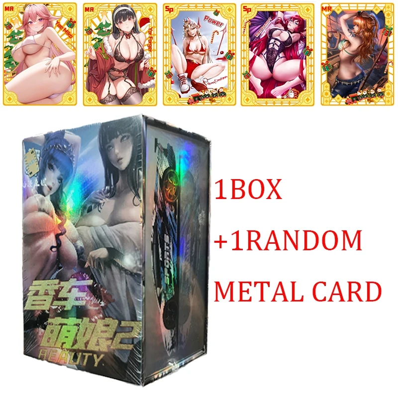 

Special Offer Car Beautie 2 With Metal Card Goddess Story Collection Cards Rare Cards Swimsuit Bikini Feast Card Hobbies Gifts