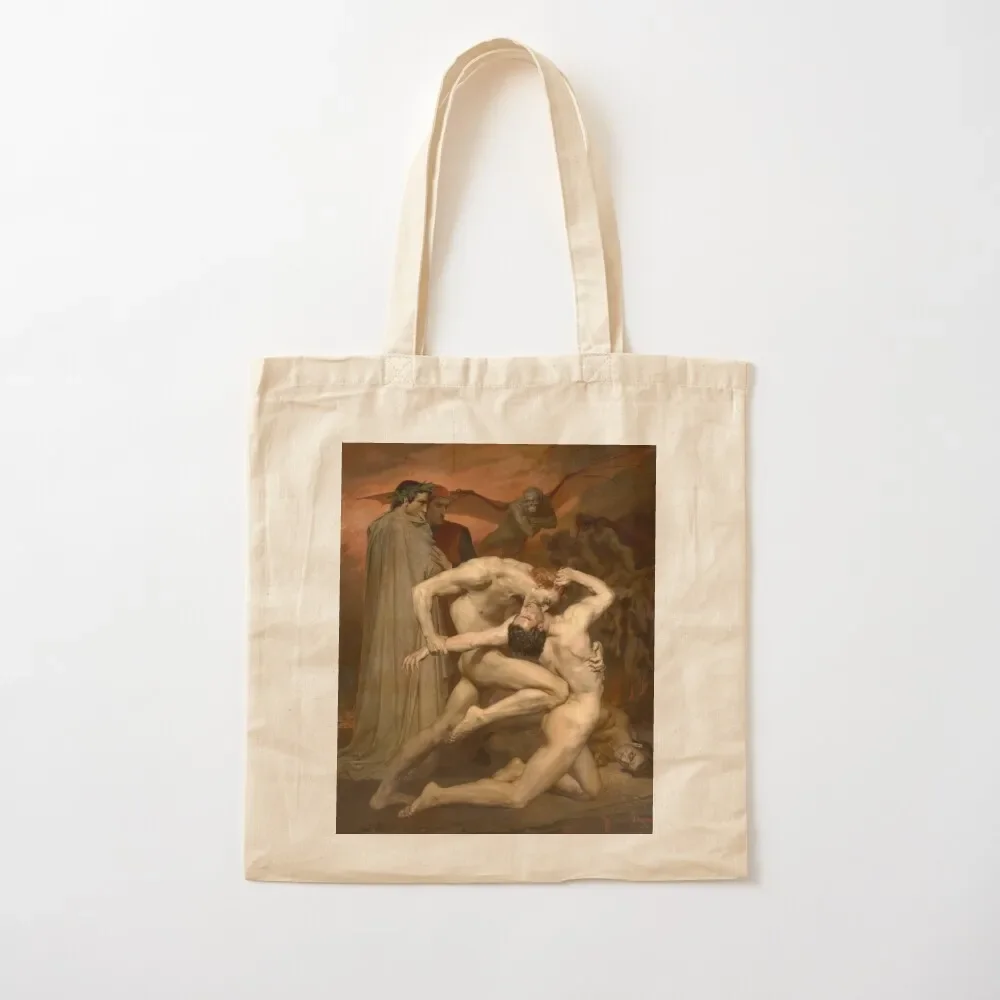 

William-Adolphe Bouguereau - Dante and Virgil (Dante et Virgile) (1850) Tote Bag tote bags men shopper bag women canvas Tote Bag