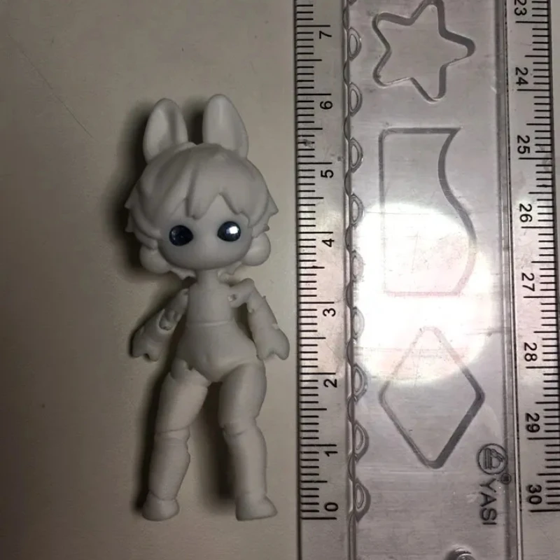 New 6cm Bjd Doll (Random Eyeballs) Mini Girl Toys 3D Printing Pet Doll, No Make Up, Dress Up Play House Fashion Birthday Gift