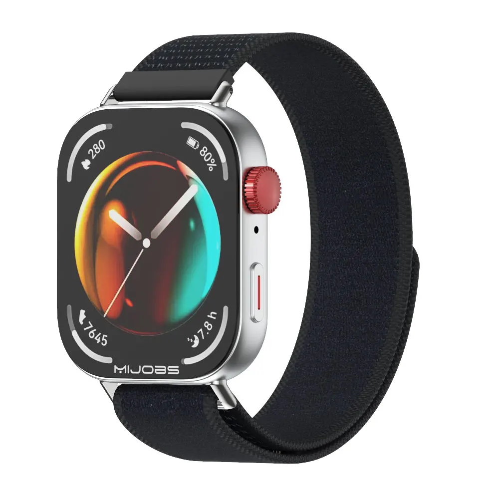 حزام لساعة Huawei Watch Fit 4 سوار معصم من النايلون لساعة Huawei fit Watch 4 Pro لملحقات حزام الساعة Huawei Watch Fit 3