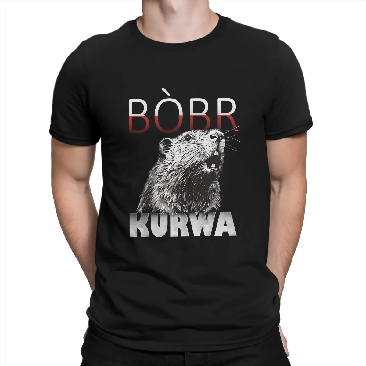 

Polish Beaver Meme Bobr Bober Kurwa Tshirt Men Tops Vintage Summer Clothing TShirt The A-Team Short Sleeve Tee Shirt Clothing