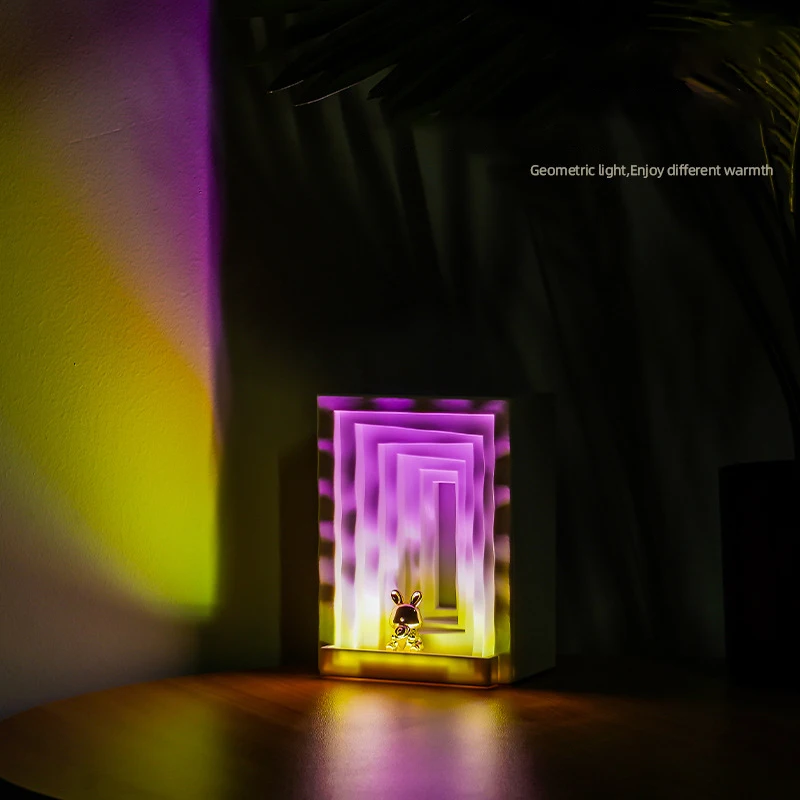 الشمال LED مصباح مكتبي ، الإبداعية السرير الديكور ، USB ضوء الليل ، غرفة نوم ، غرفة المعيشة ، الغلاف الجوي