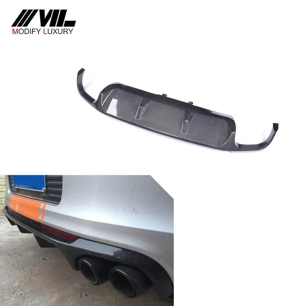 

For Ford Mustang GT500 2009-2013 carbon fiber rear diffuser lip