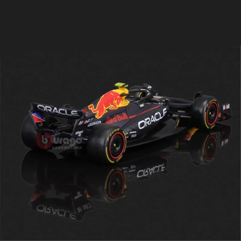 Bburago 1:43 F1 2023 Champion 1# Verstappen Red Bull Racing RB19 #11 Perez Formula One Alloy Diecast SuperCar Model Kid Toy Gift