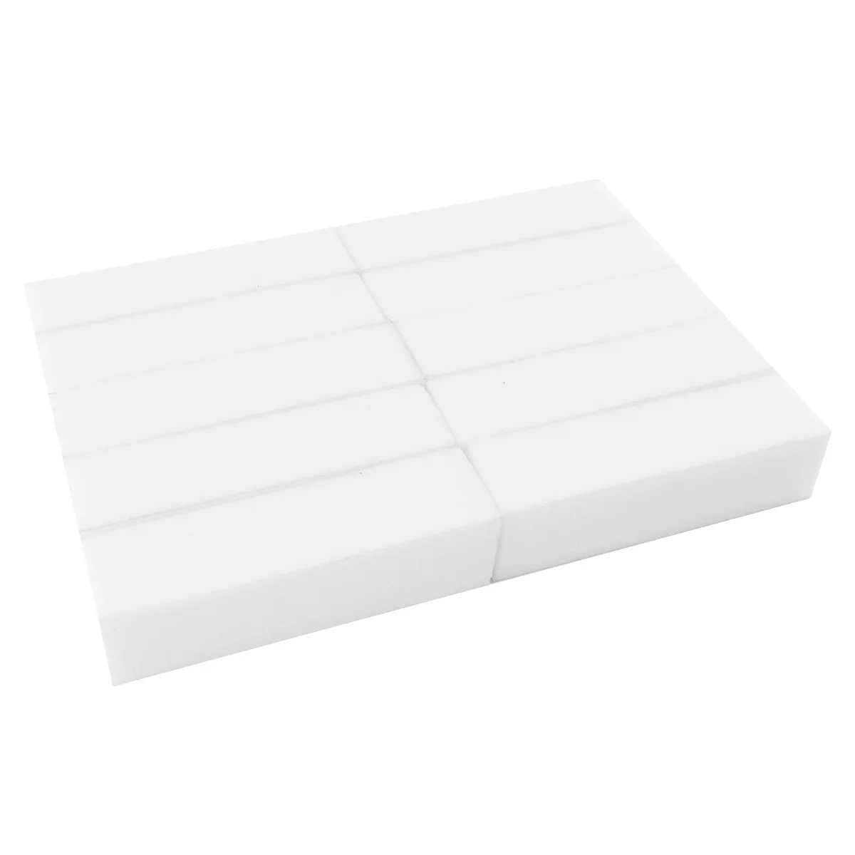 10 pçs suprimentos da arte do prego de quatro lados lixa buffer bloco de polimento para salão de beleza uso doméstico manicure lixar esponja feminina