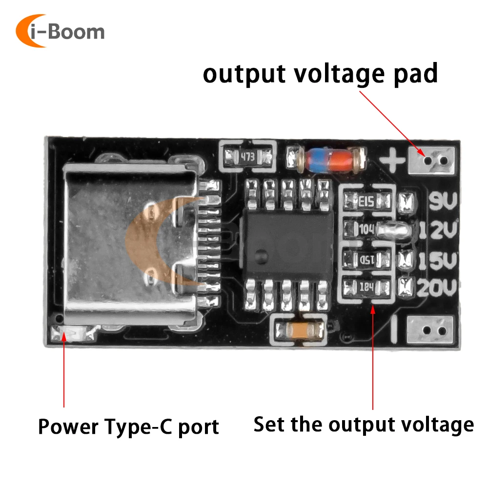 Type-C PD2.0 PD3.0 12V Fast Charge Trigger Polling Detector QC 3.0 2.0 USB Boost Power Supply Change Module Charger Board Tools