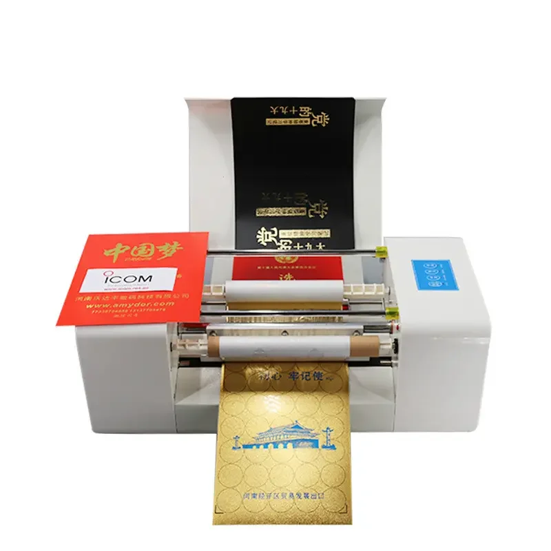 2025 AMD 360 C Full Automatic Paper Feeding Digital Gold Foil Printing Machine High Speed Foil Printer