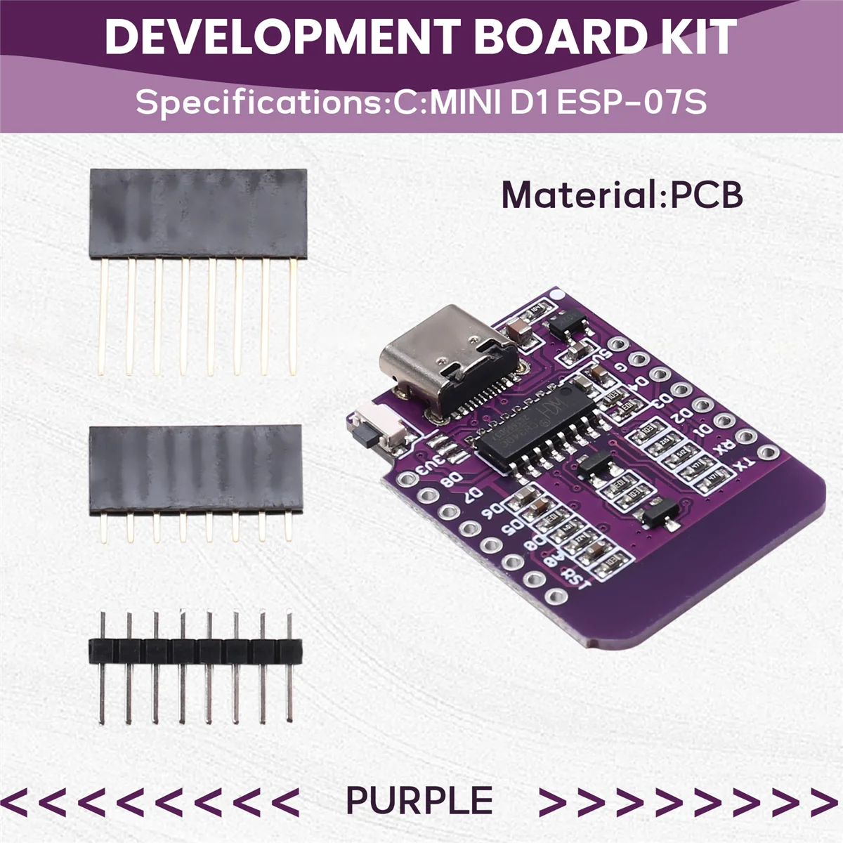 Efficiente scheda di sviluppo MINI ESP8266 D1 - Modulo wireless, MINI D1 ESP-07S