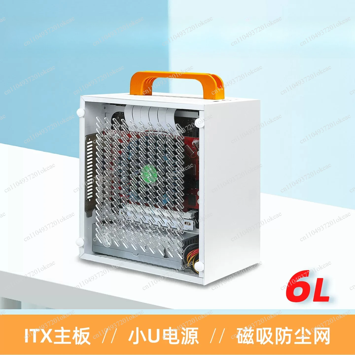 A39 Compact ITX Chassis Ultra Small Portable Mini Computer Host Box 1U Power Supply K39